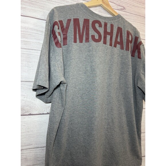 Gymshark Power T-Shirt Size LARGE Mens Gray - Picture 5 of 11